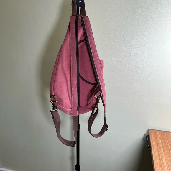 Canvas Backpack or Sling Convertible Bag - Picture 4 of 6